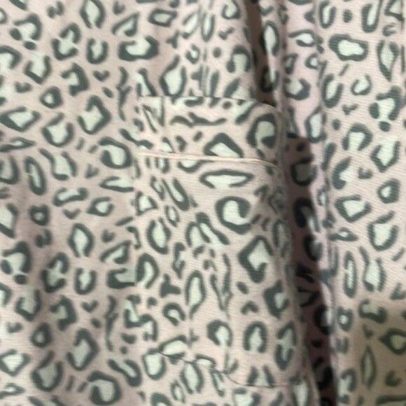 White Mark Pajama Set Pink Cheetah 3X - Picture 5 of 12